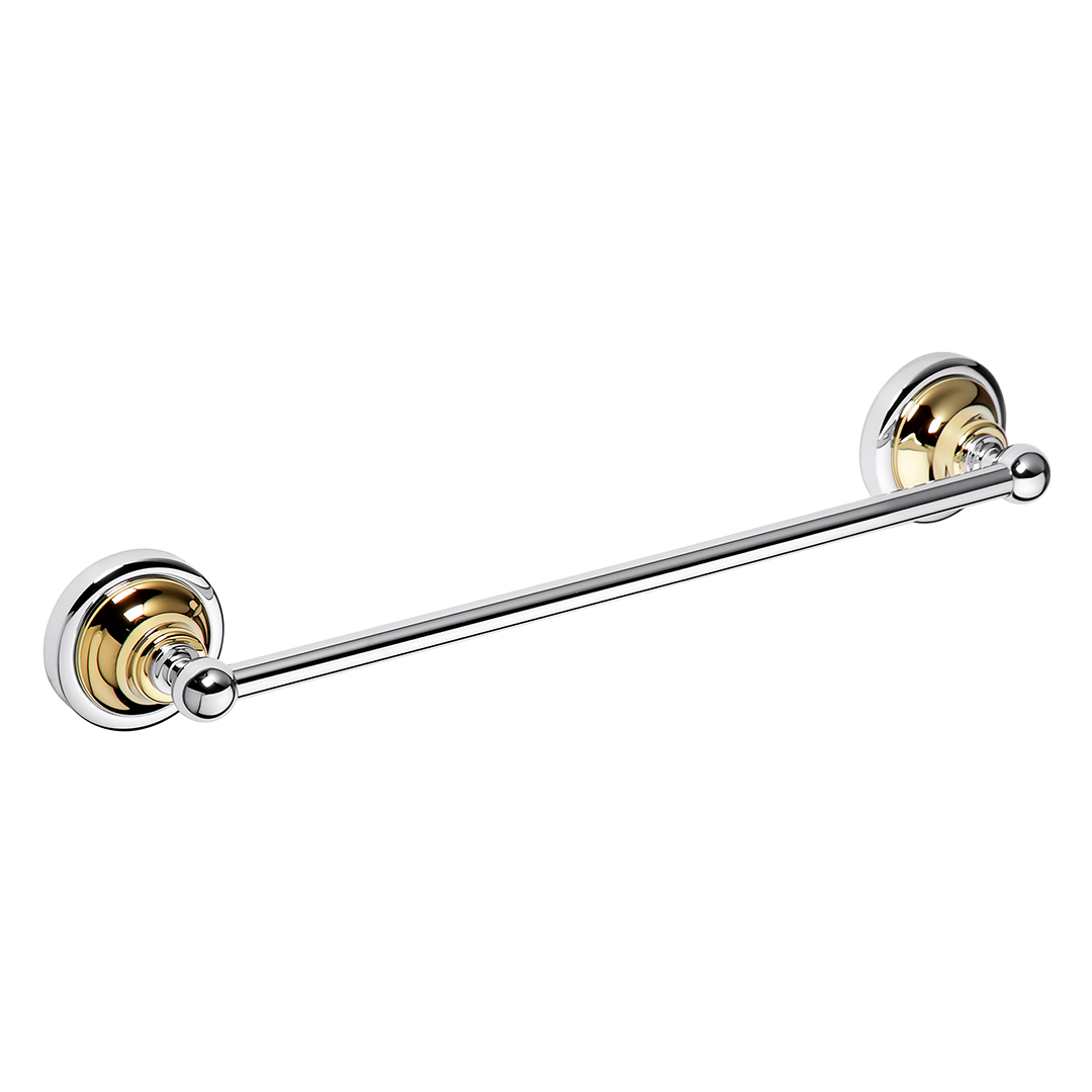 RETRO gold/chrome: Towel holder, 300 mm