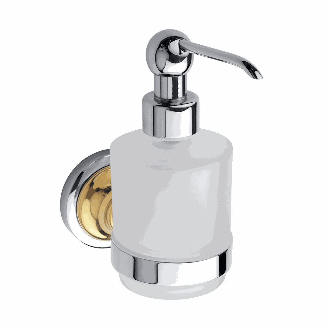 RETRO gold/chrome: Soap dispenser, 200 ml