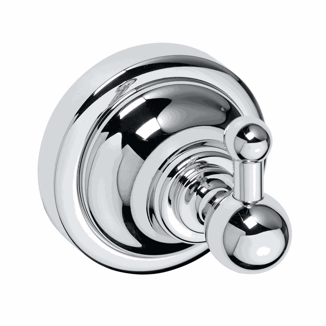 RETRO chrome: Single robe hook