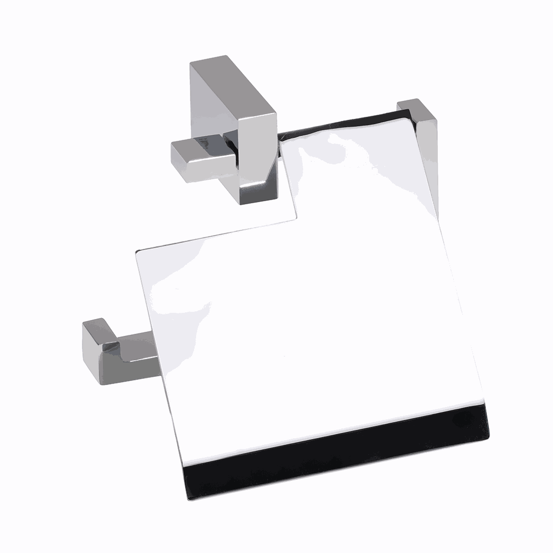 Gamma Toilet paper holder, with cover