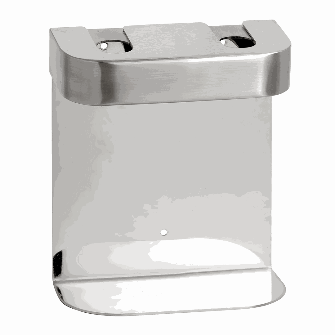 Hotel Double holder for soap dispenser, round