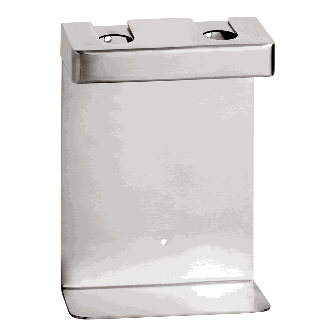 Hotel Double Holder for soap dispenser, square, mattt