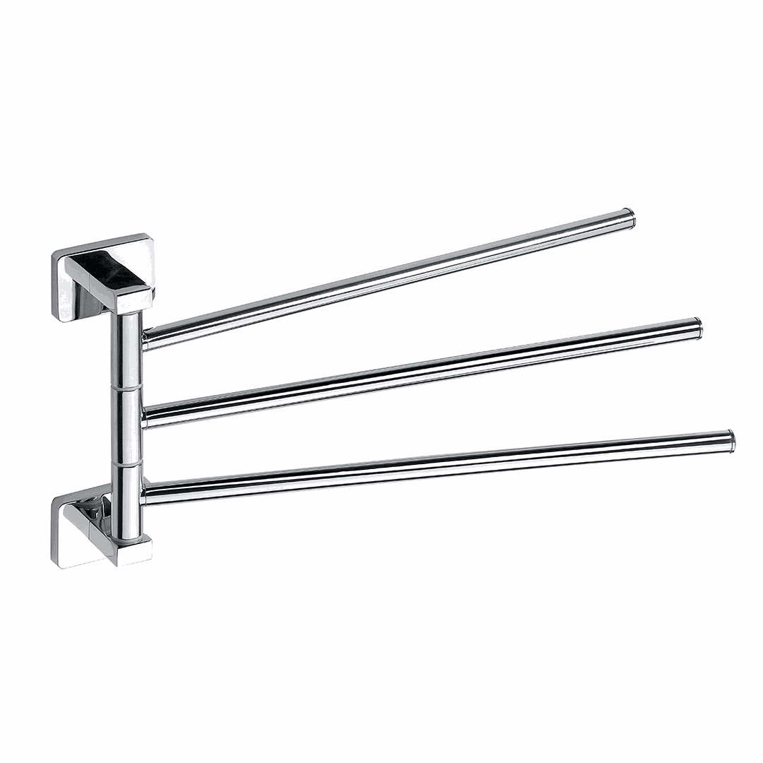 Niki Towel holder, triple, swivel 350 mm
