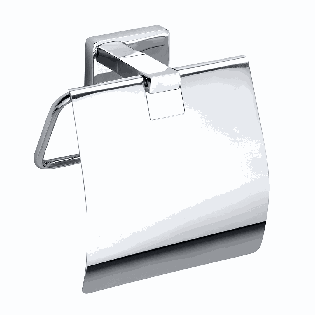 Niki Toilet paper holder, with cover