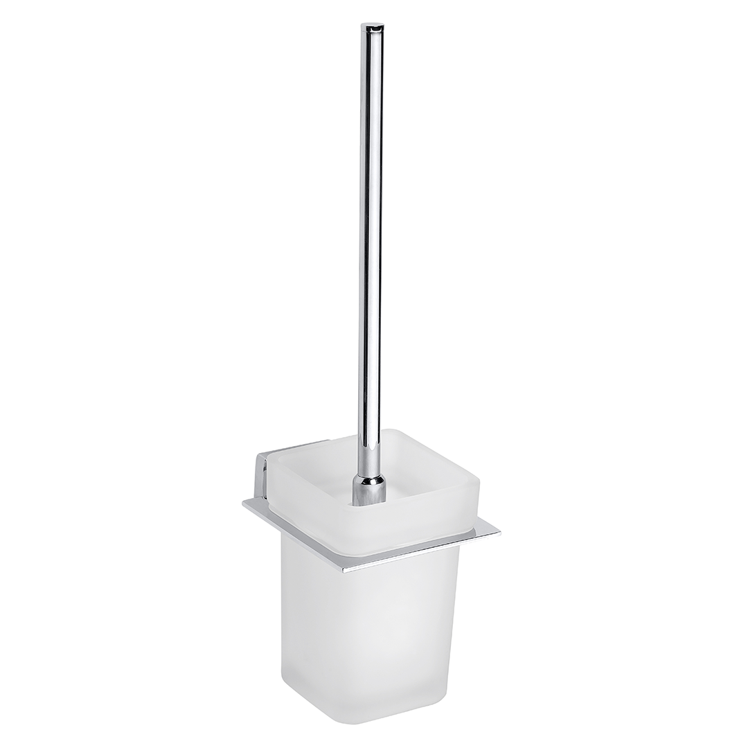 Niki Wall mounted toilet brush holder, glass