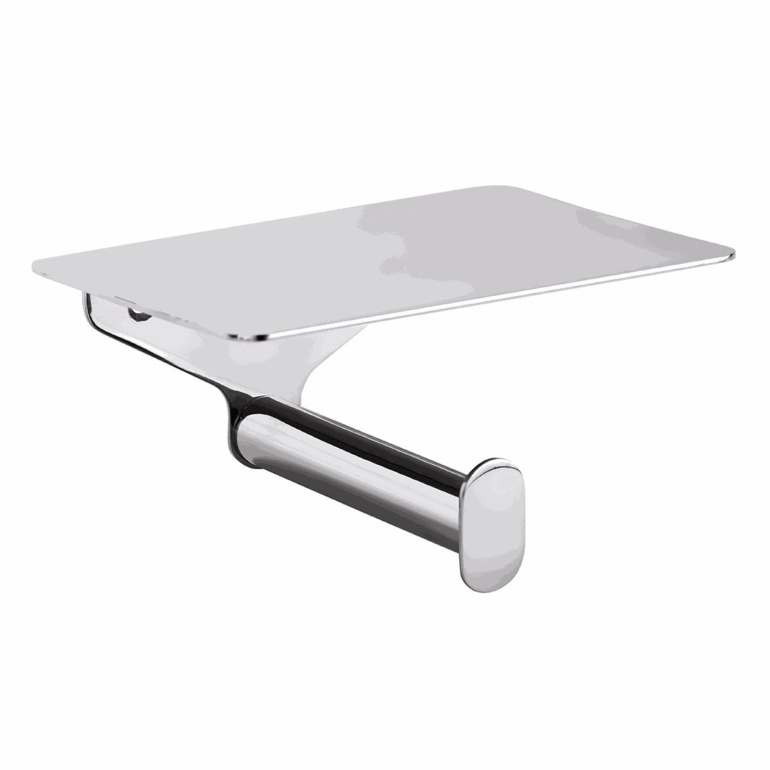 Organic Toilet paper holder, with shelf