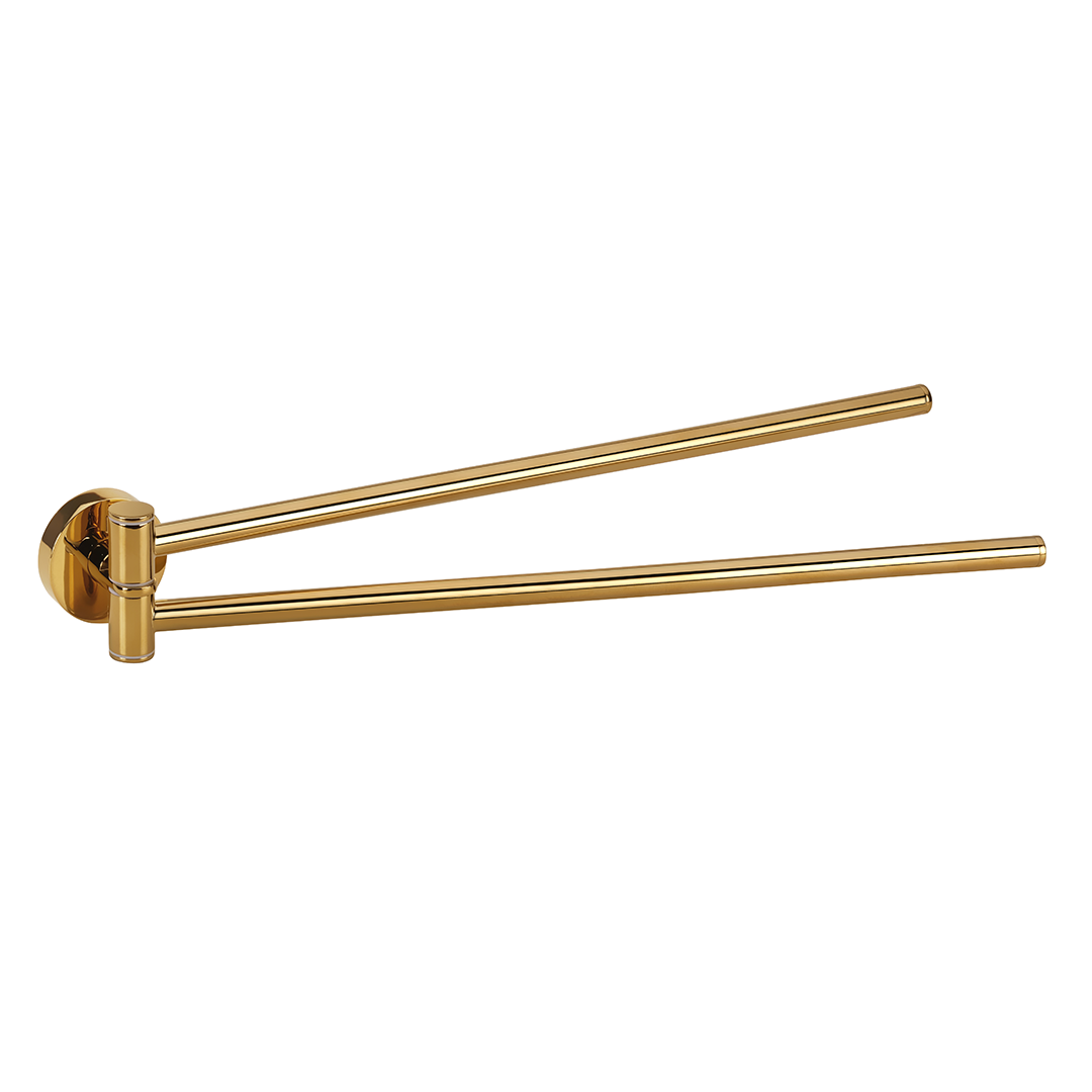 Brilo Towel holder, 420 mm, double, swivel