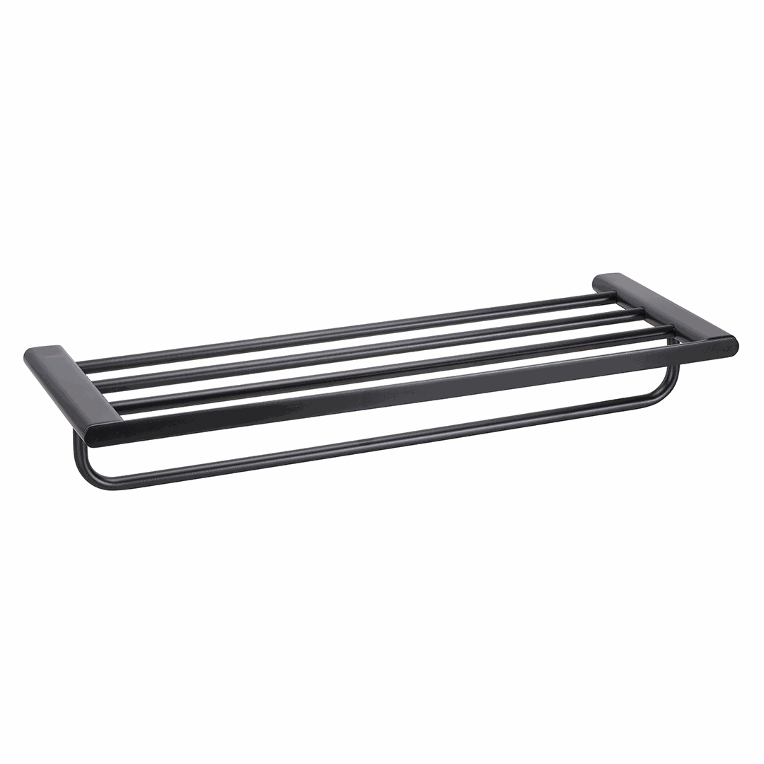 Organic Towel holder, 600 mm, with rail