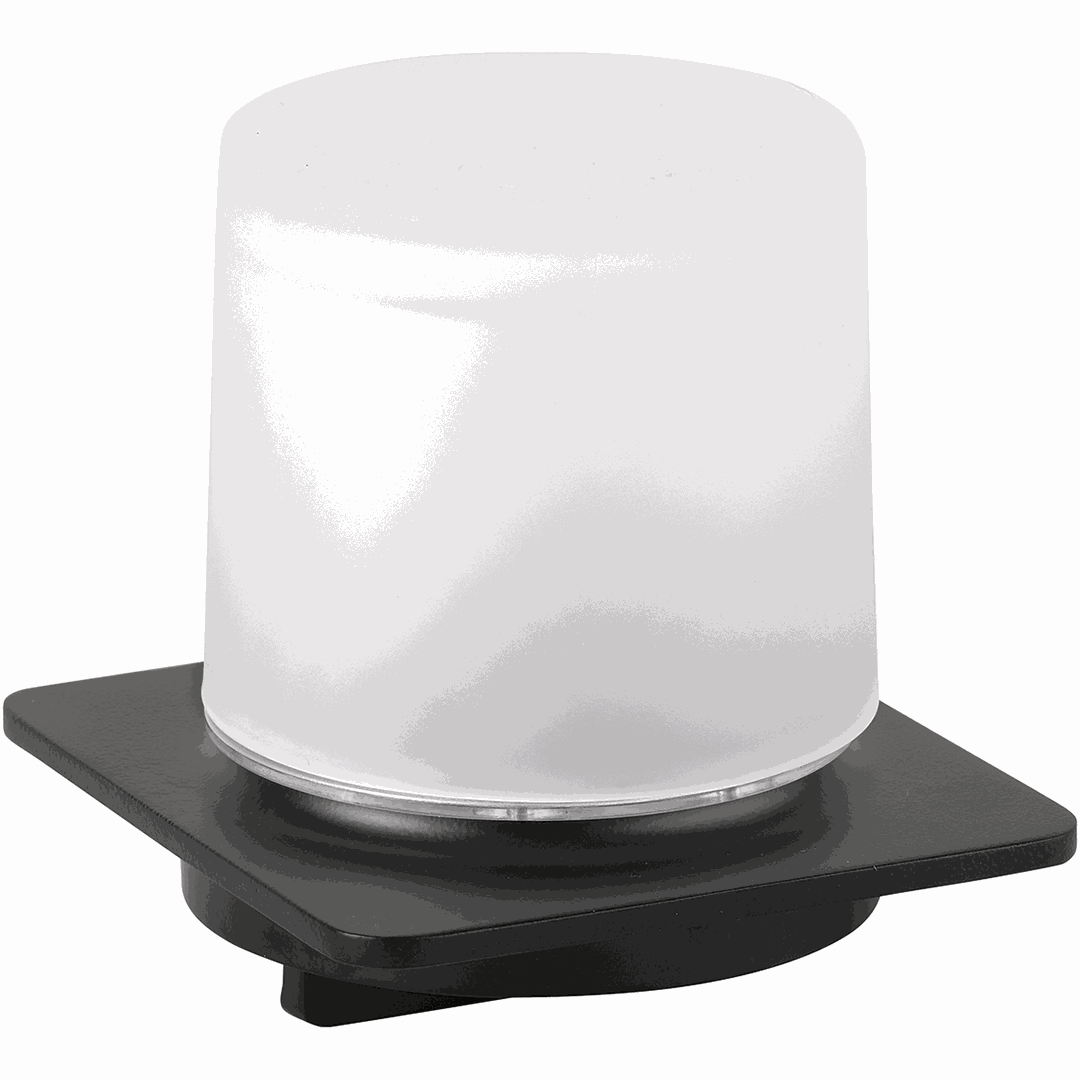 Organic Soap dispenser, 200 ml, stainless steel, glass