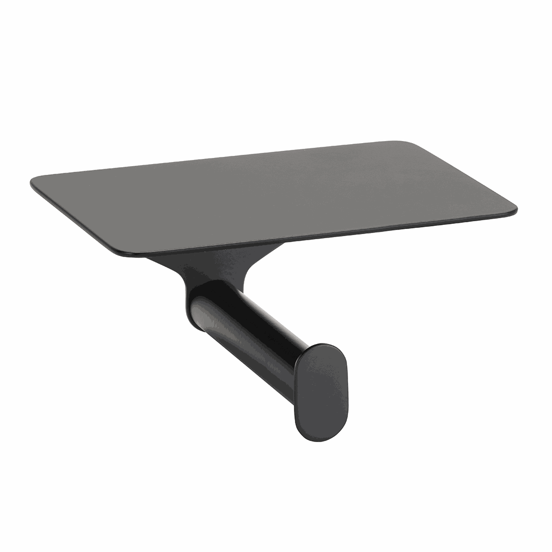 Organic Toilet paper holder, with shelf
