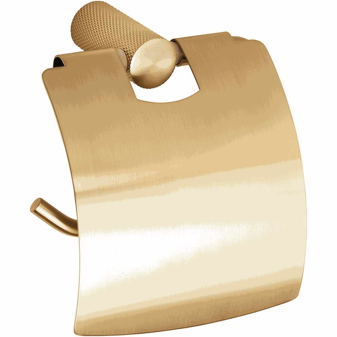 Auria Toilet paper holder, with cover