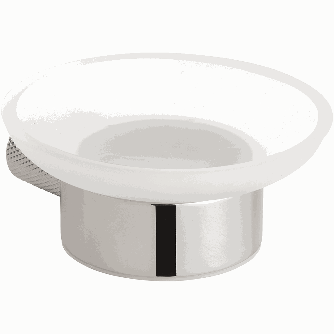 Brilia Soap dish, polished, silver