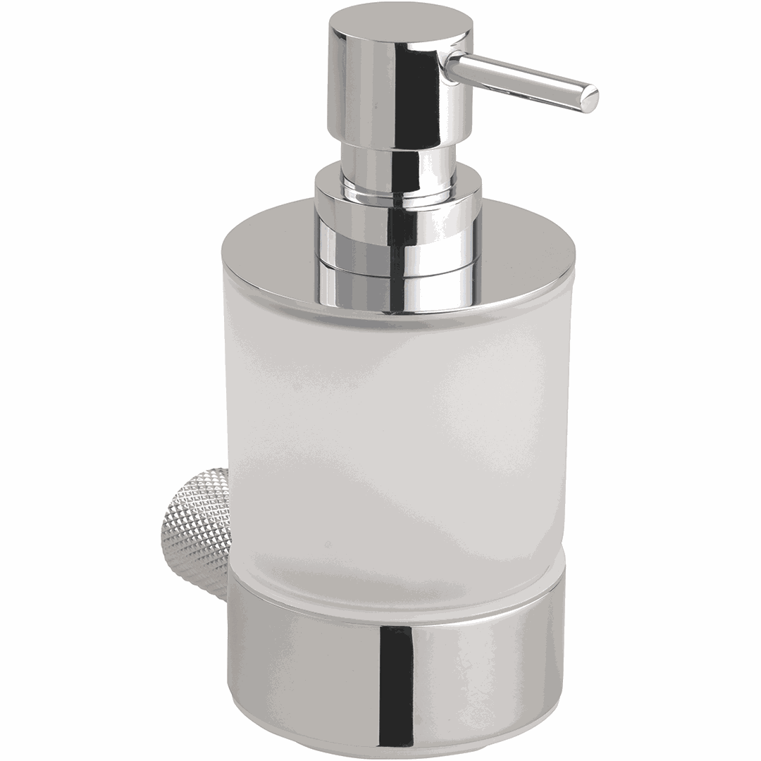 Brilia Soap dispenser, 200 ml, polished, silver