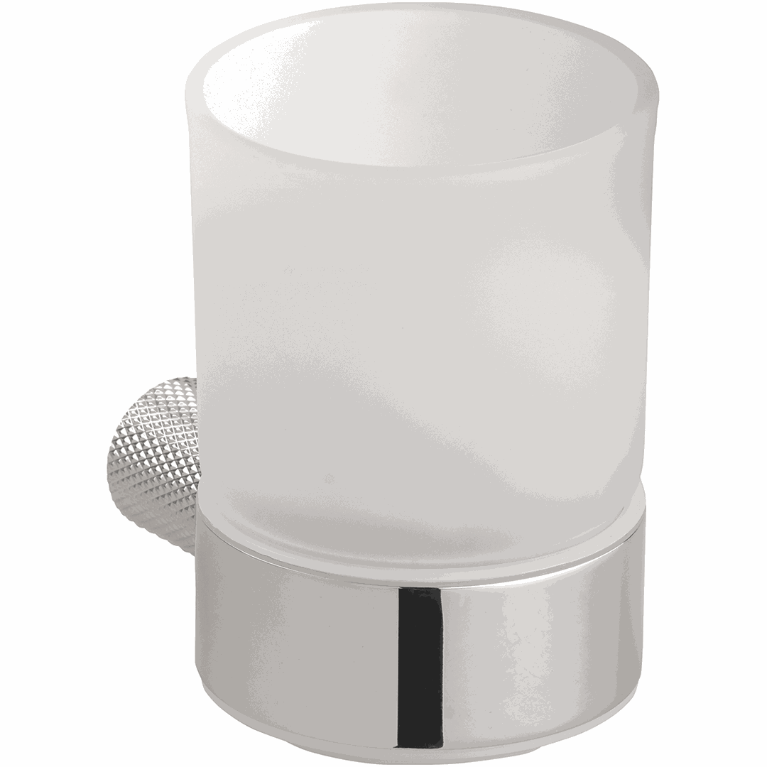Brilia Toothbrush holder, polished, silver