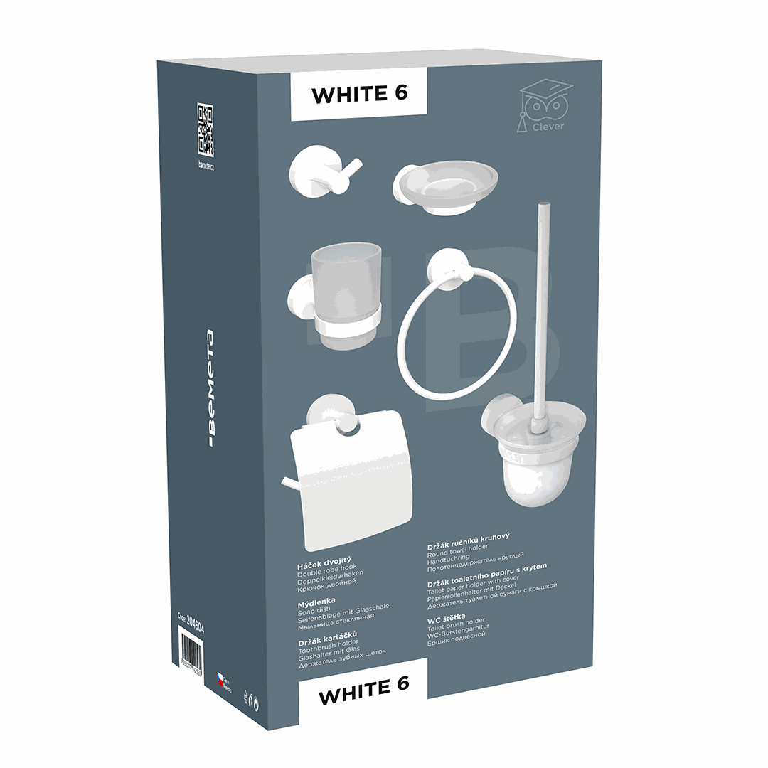 White SET WHITE, 6 pcs