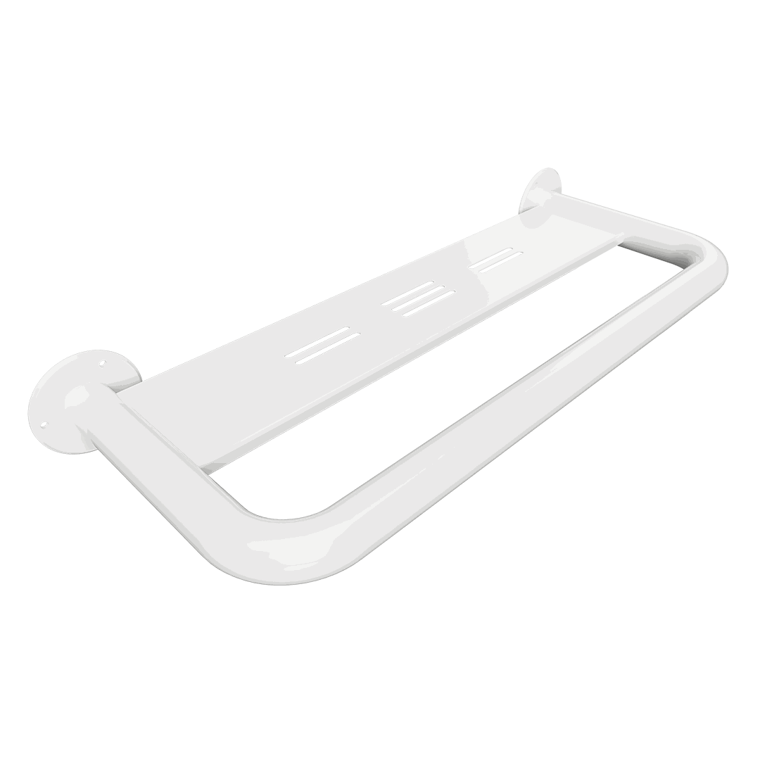 HELP Grab bar, 500 mm, with shelf, without cover