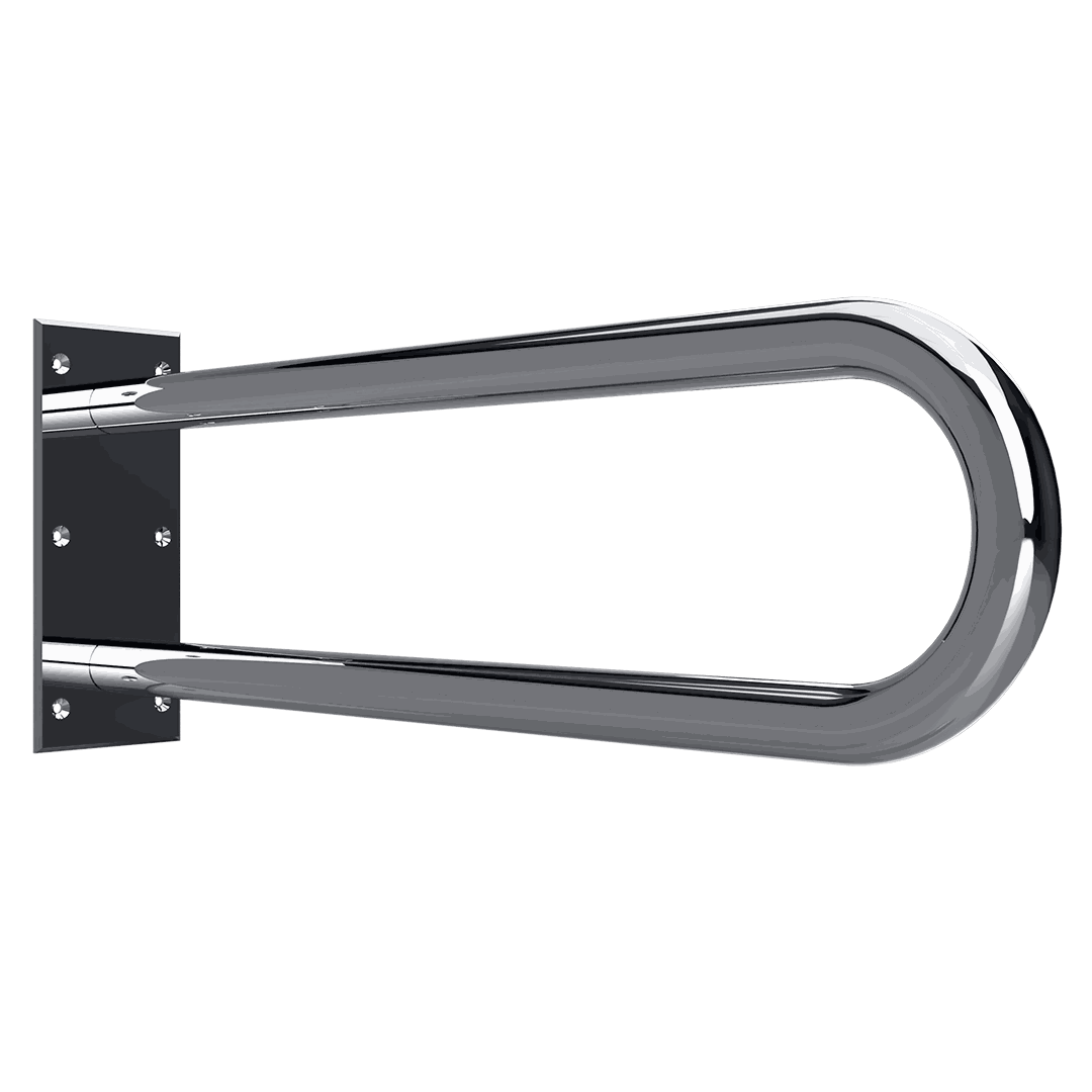 HELP Grab bar, 600 mm, U-shape, without cover