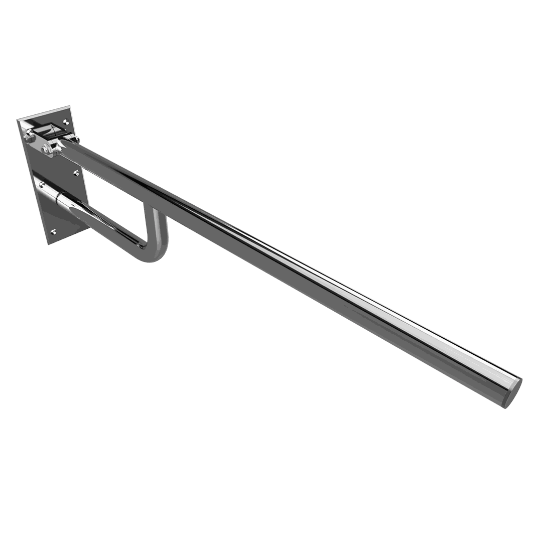 HELP Grab bar, 850 mm, folding, without cover
