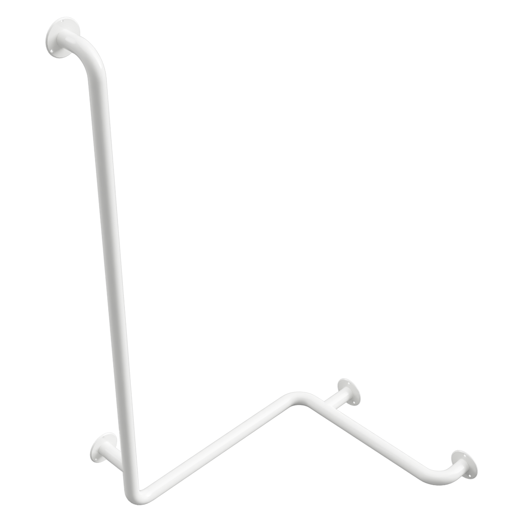 HELP Grab bar, L-shape, corner, left, without cover
