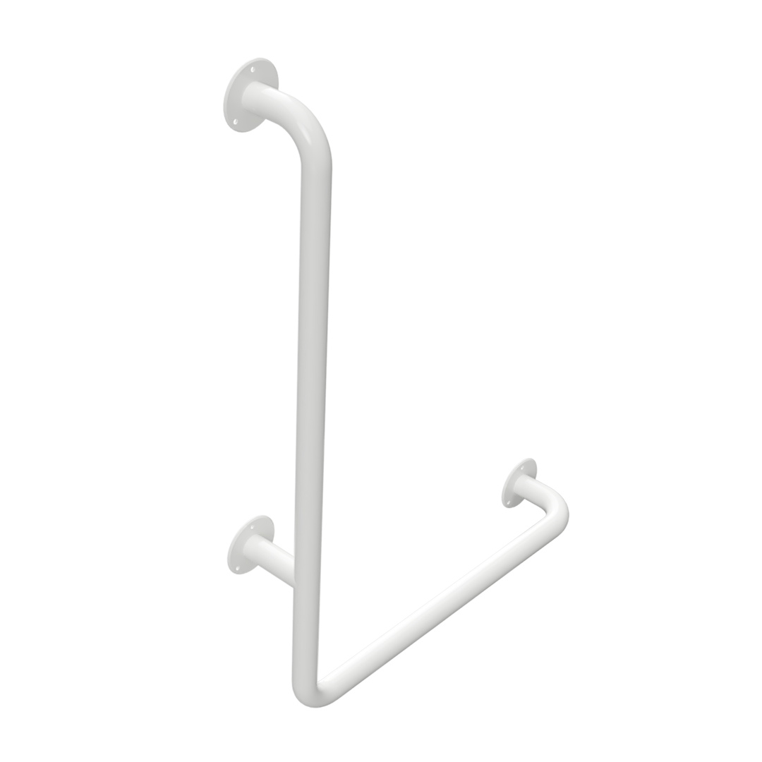 HELP Grab bar, 890 mm, L-shape, left, without cover