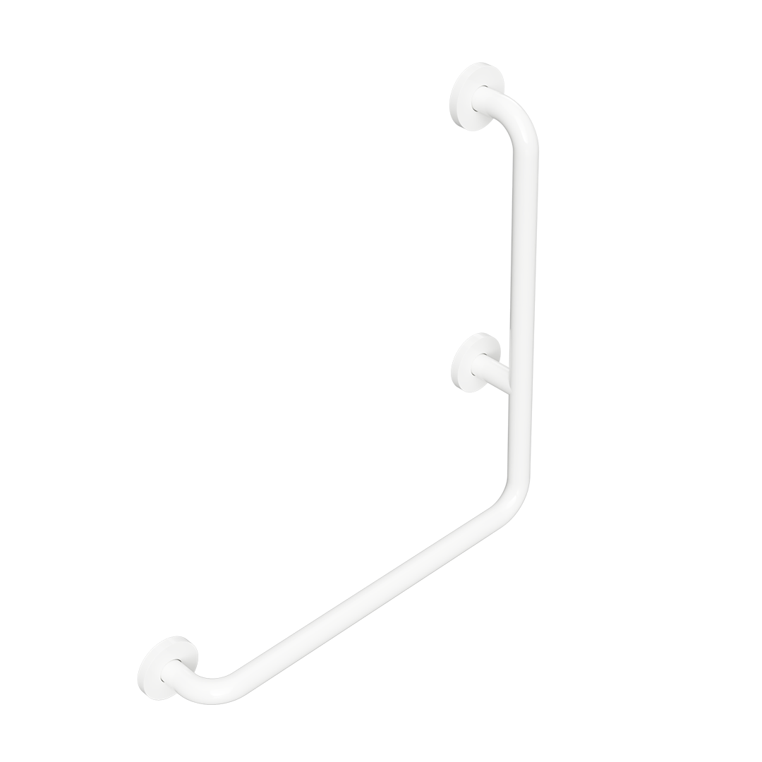 HELP Grab bar, 680 mm, L-shape, right, with cover
