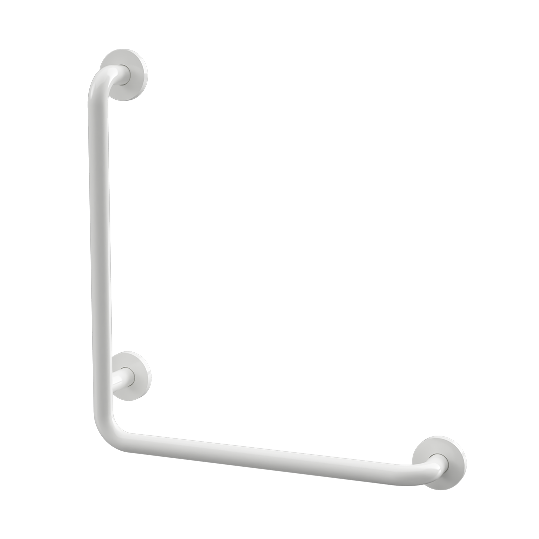 HELP Grab bar, 680 mm, L-shape, left, with cover