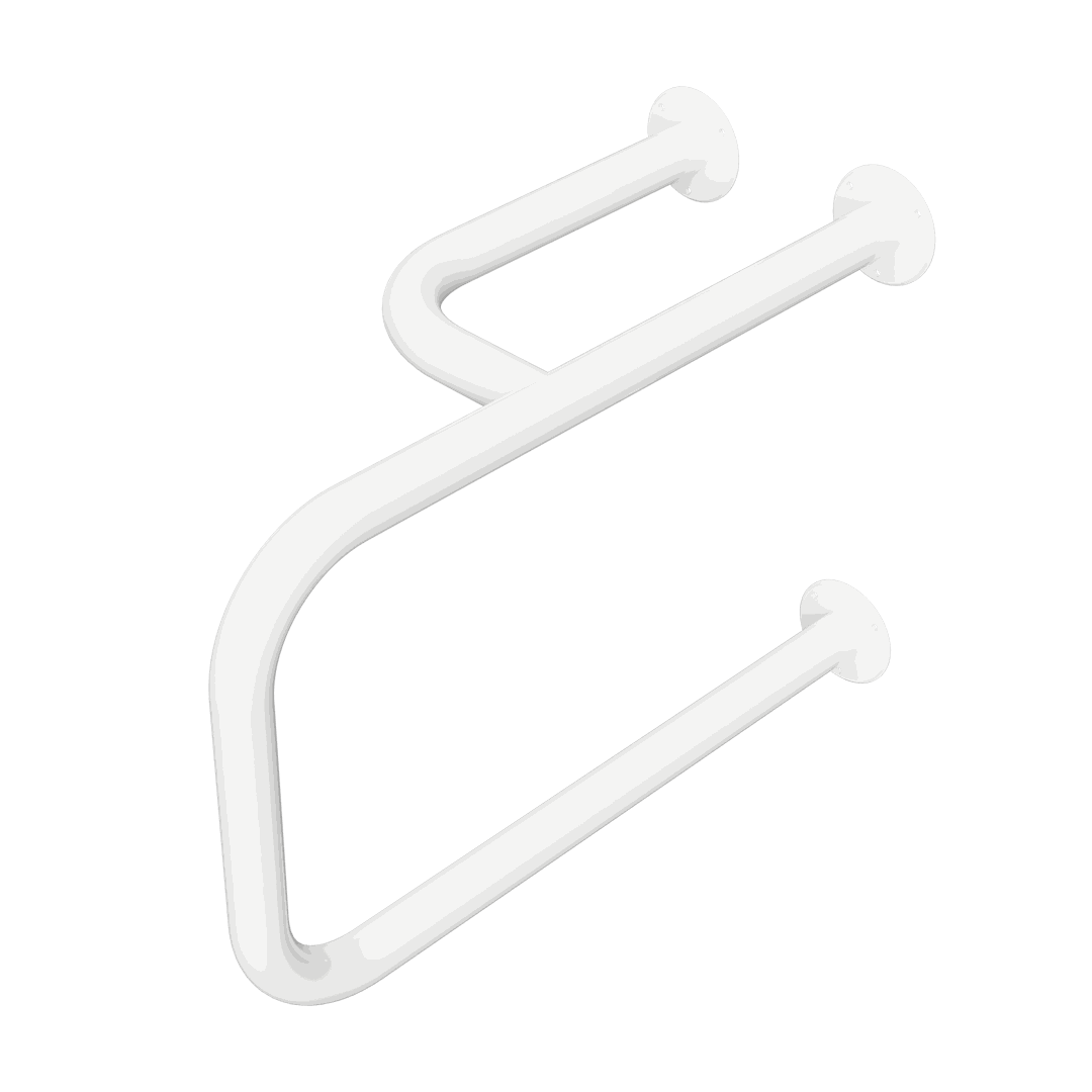 HELP Grab bar, with double mounting, for washbasin, left, without cover