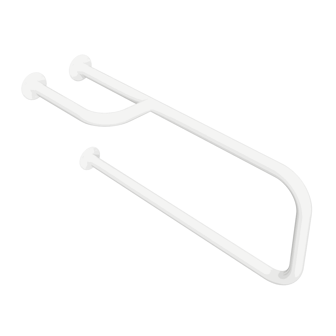 HELP Grab bar, with double mounting, left, with cover