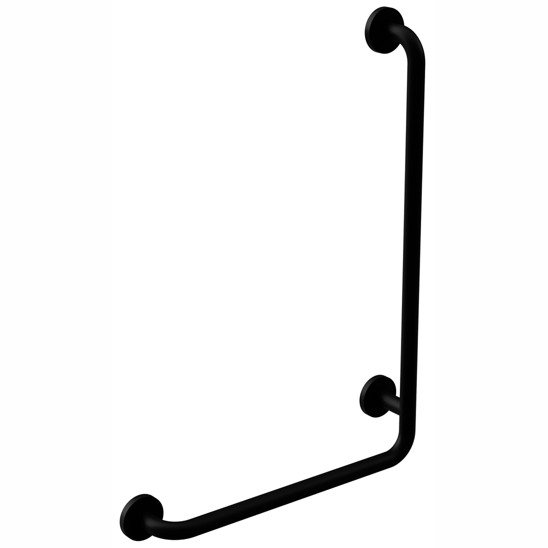 HELP Grab bar, 890 mm, L-shape, right, with cover