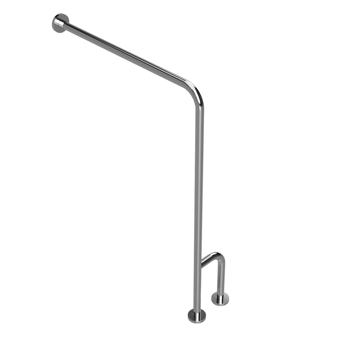 HELP Grab bar, with double floor mounting, right, with cover
