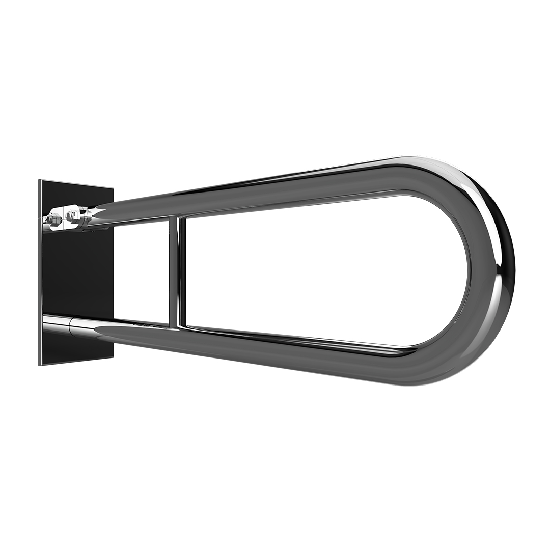 HELP Grab bar, 813 mm, U-shape, folding, with cover