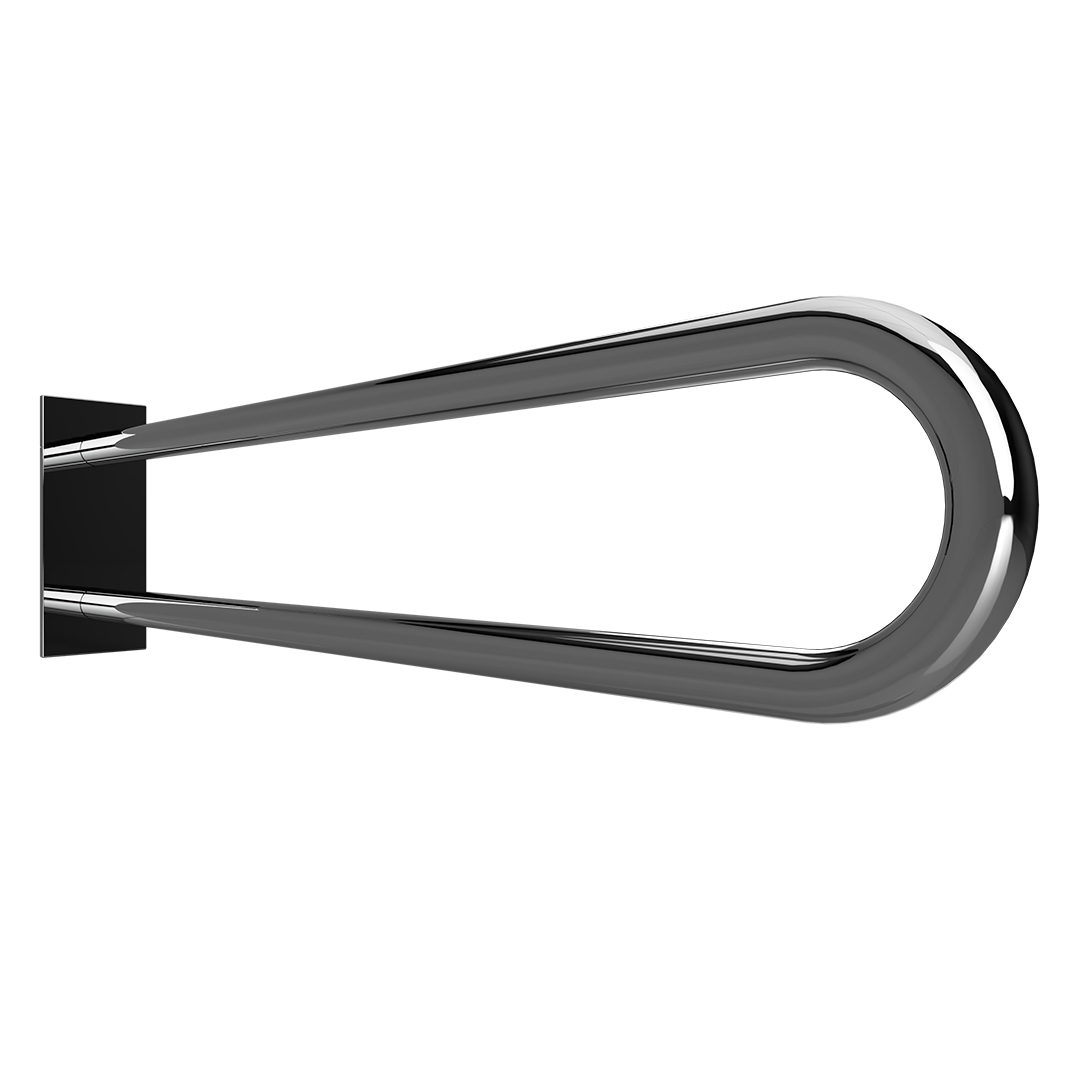 HELP Grab bar, 850 mm, U-shape, with cover