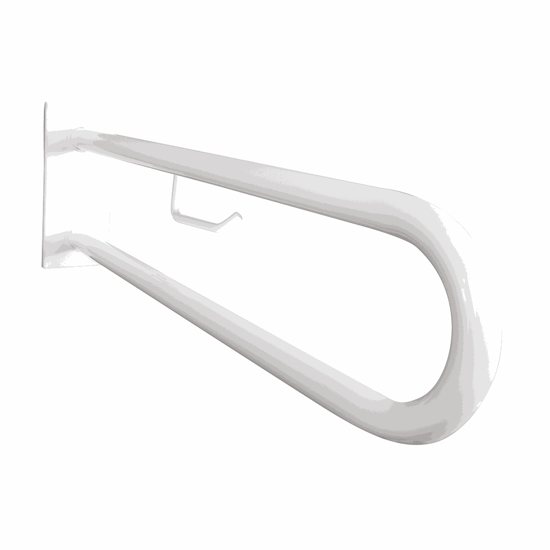 HELP Grab bar, 600 mm, U-shape, with TP holder, with cover