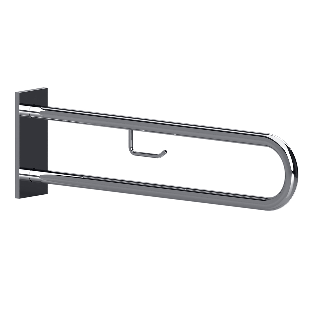 HELP Grab bar, 813 mm, U-shape, with TP holder, without cover