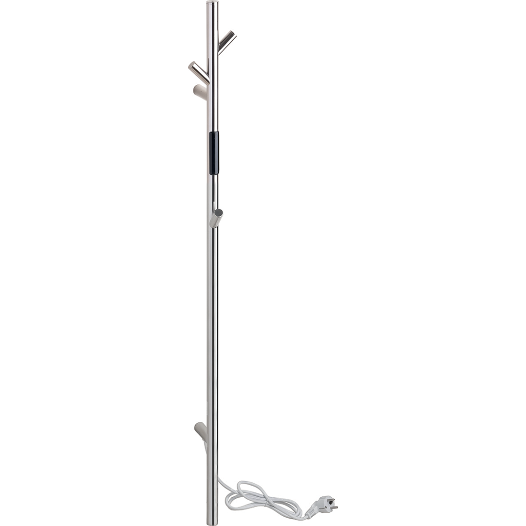 Heated towel rail VERTEX combi, 1180 mm, bar, 30W