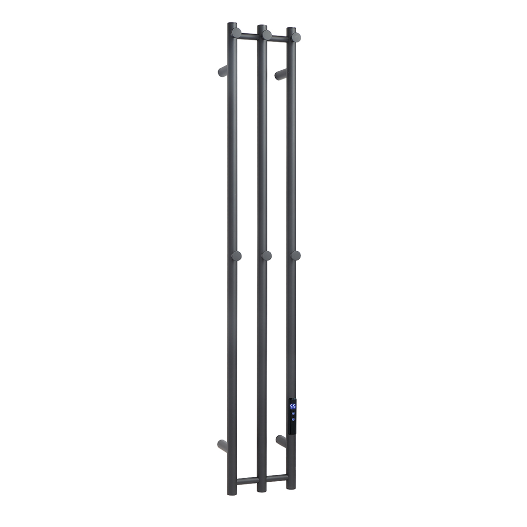 Heated towel rail PILLAR 3, 1180 mm, bar, 91W