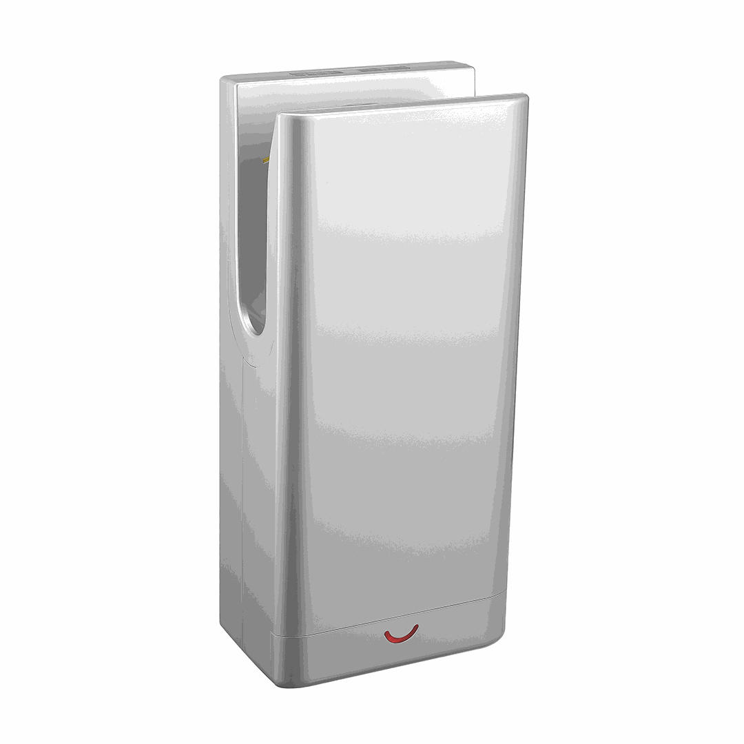 Hotel Automatic hand dryer, 1650W, HEPA filter, plastic, silver