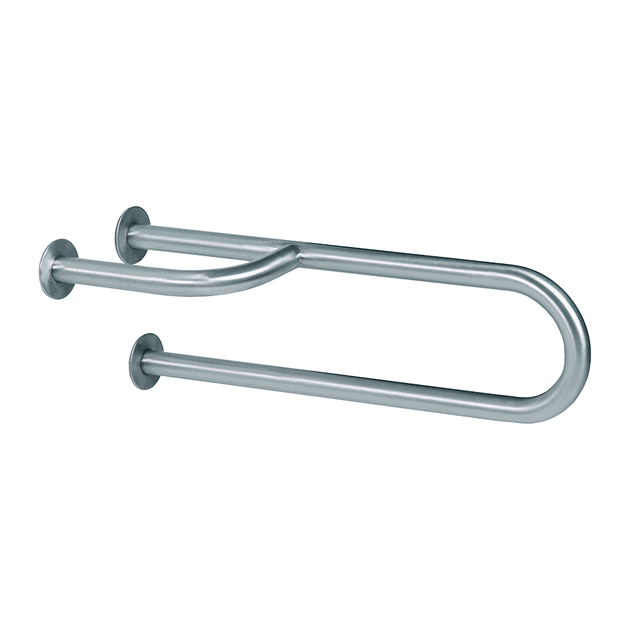 Wall mounted grab bar with 3 anchoring points BFD600
