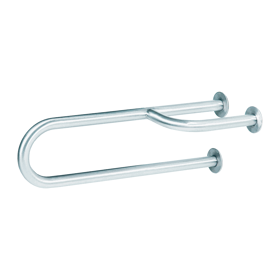 Wall mounted grab bar with 3 anchoring points BFI600