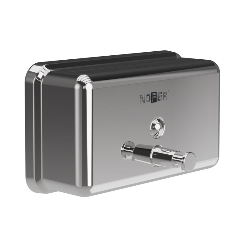 INOX Horizontal Soap Dispenser 1200 ml, ABS tank 03042