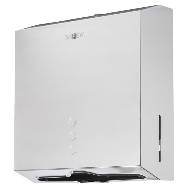 INOX Folded Paper Towel Dispenser 500 sheets 04006