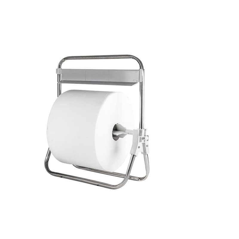 INOX Industrial Wall/Countertop Paper Roll Holder 04009