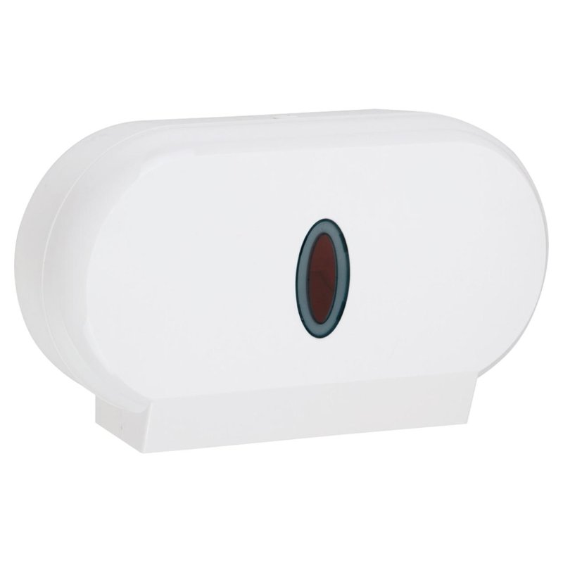 ABS Double Industrial Toilet Roll Dispenser 05002