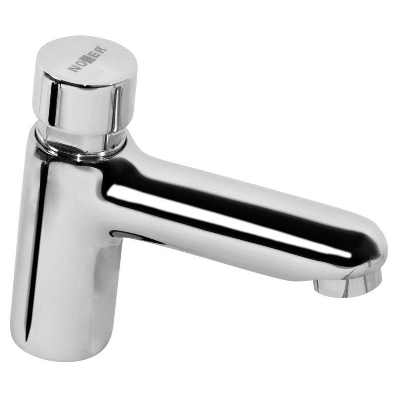 Timed Single-Water Basin Tap, round 07410