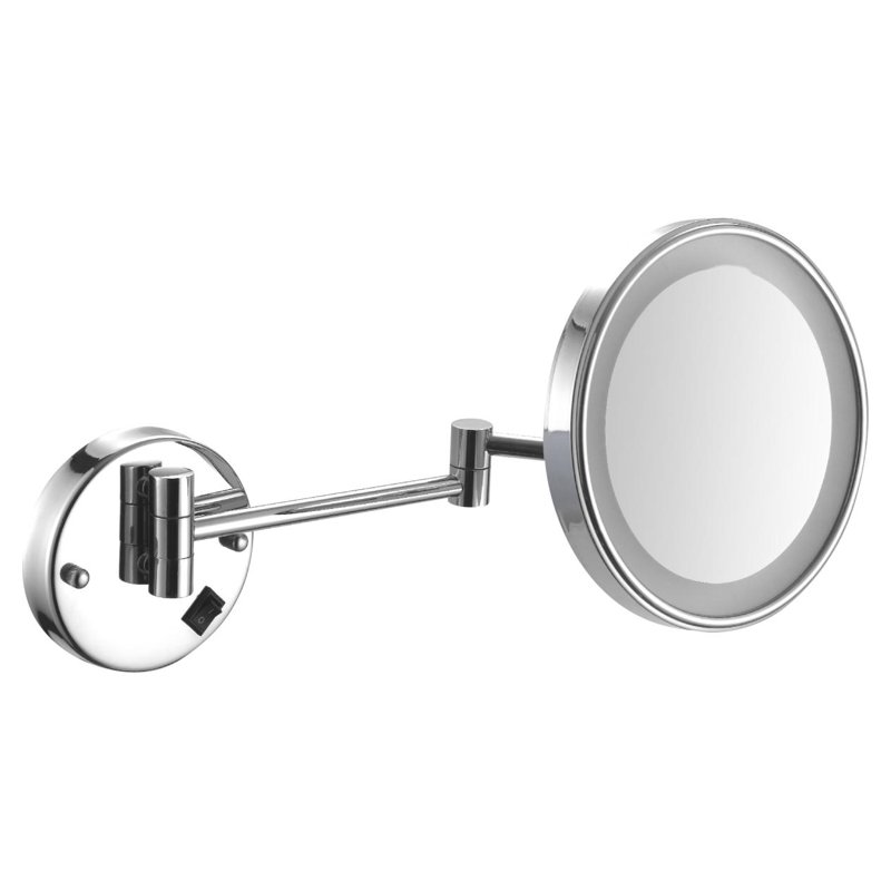 Round Extendable LED Magnifying Mirror ×3 08006