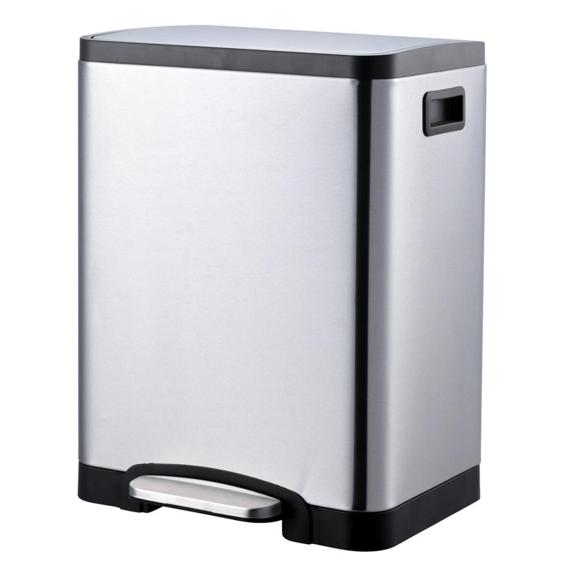 Recycling Pedal Bin 2 × 15 l 09112