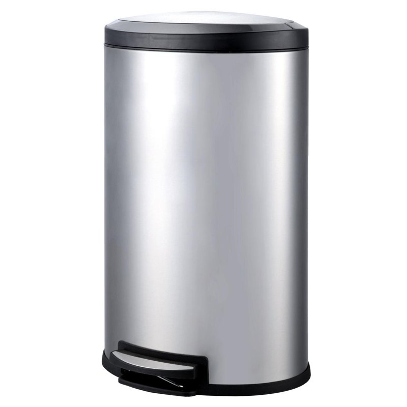 Oval Recycling Pedal Bin 2 × 16 l 09113