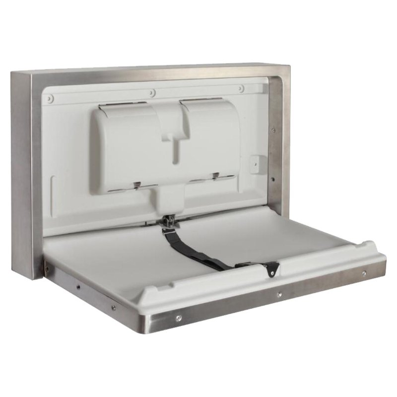 Horizontal Baby Changing Unit, stainless steel 09203