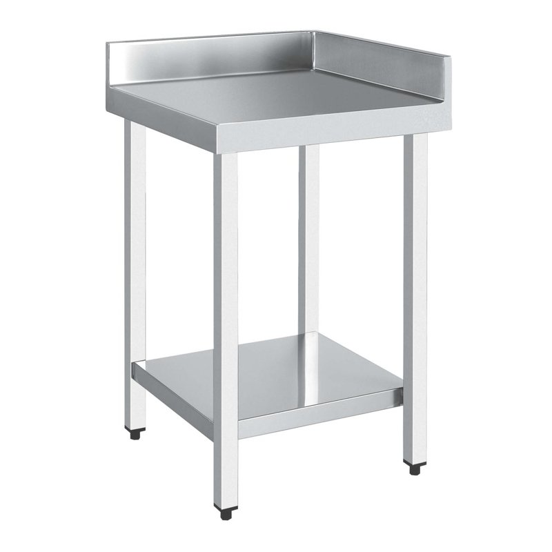 Corner Table, stainless steel 115Y70
