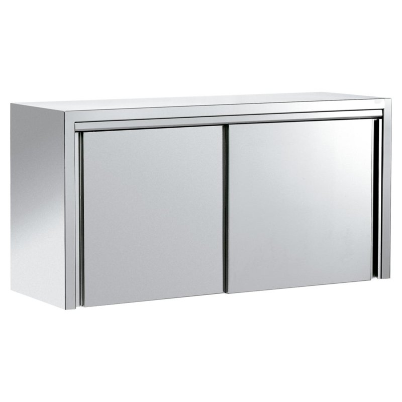 Wall Cabinet with Sliding Doors and Dish Rack 115Z40